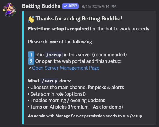 Installation in Discord - Instructions